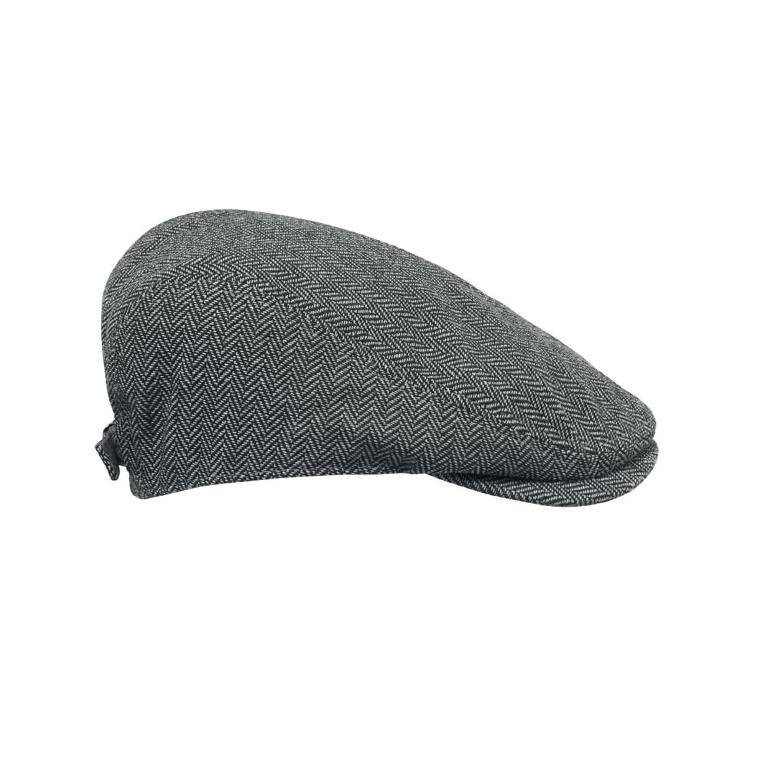 Șapcă plată tip Newsboy Blind Peak, 320 g/m² Gri
