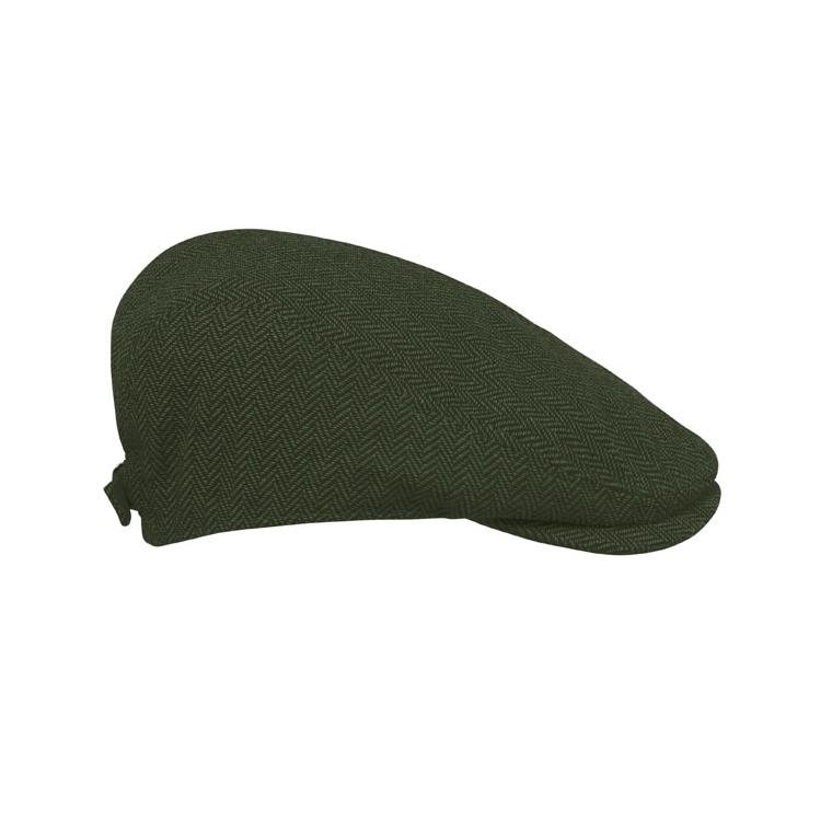 Șapcă plată tip Newsboy Blind Peak, 320 g/m² Verde Inchis
