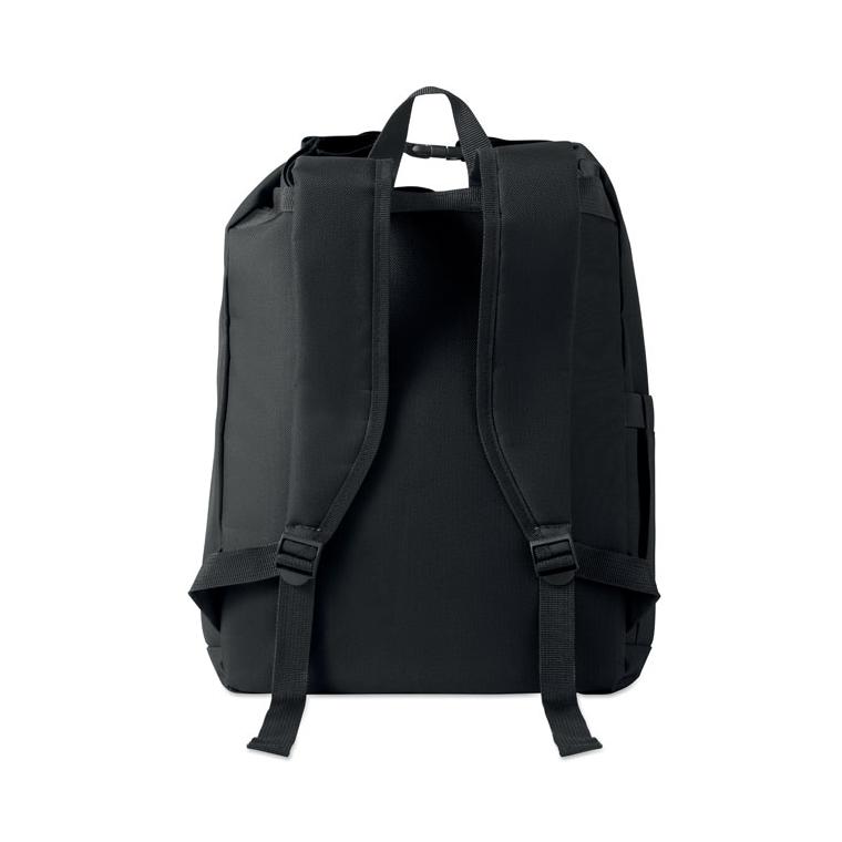 Rucsac pentru laptop de 15 inch rolltop Uniton Negru