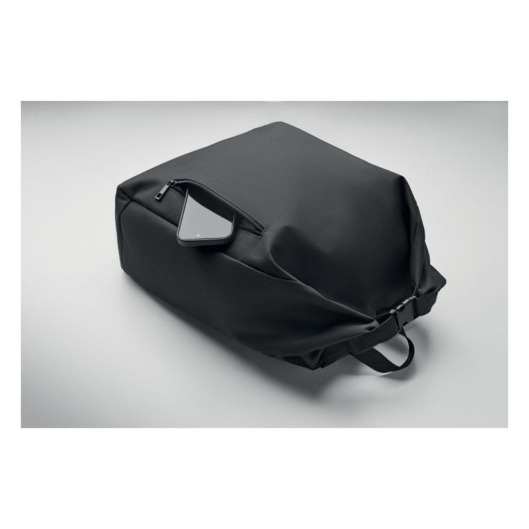 Rucsac pentru laptop de 15 inch rolltop Uniton Negru