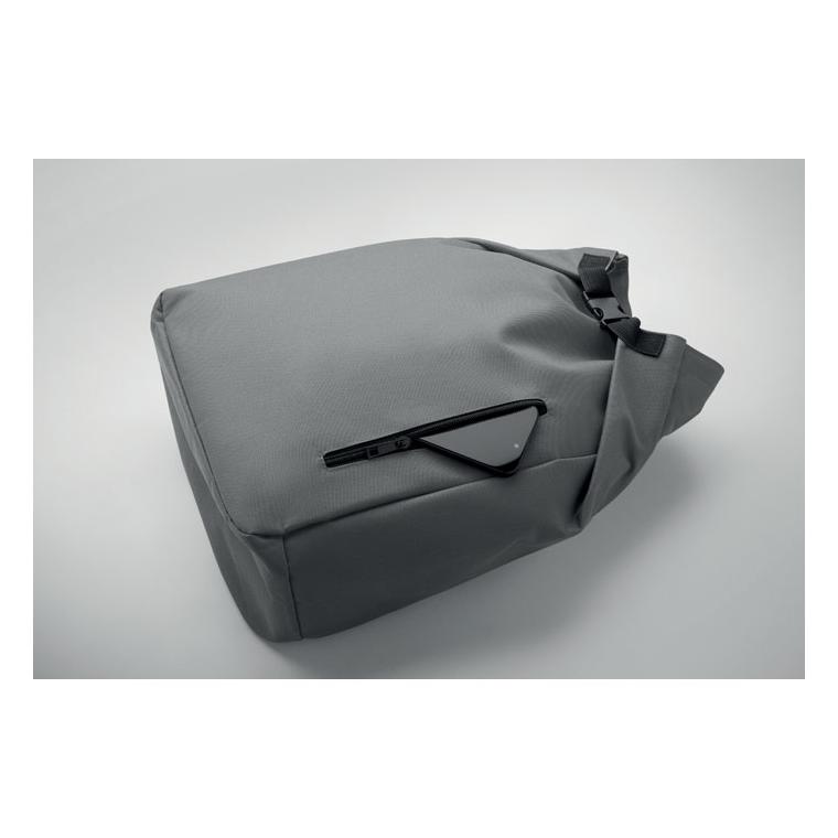 Rucsac pentru laptop de 15 inch rolltop Uniton Gri închis