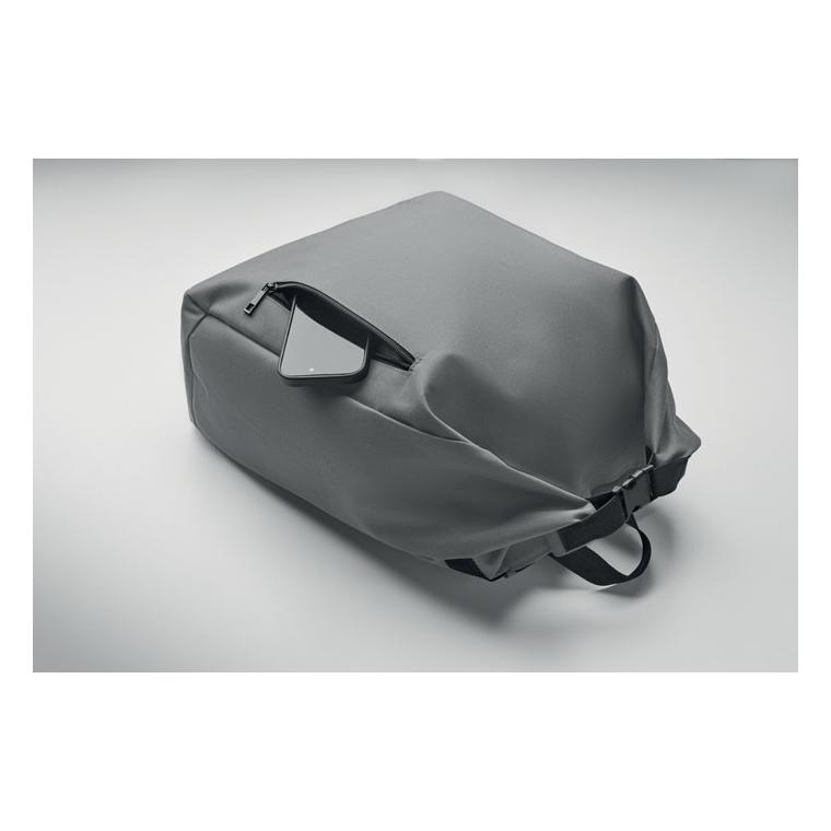 Rucsac pentru laptop de 15 inch rolltop Uniton Gri închis