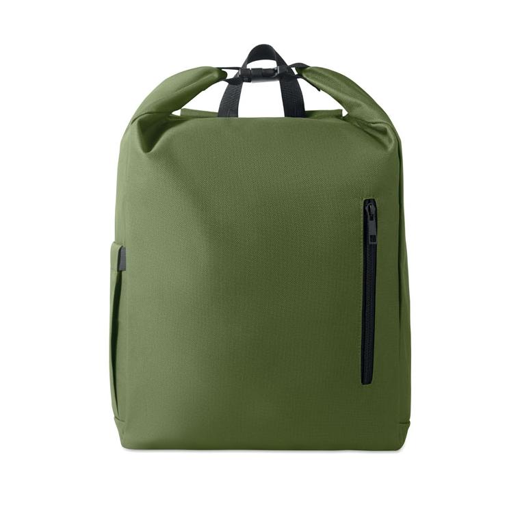Rucsac pentru laptop de 15 inch rolltop Uniton Verde militar