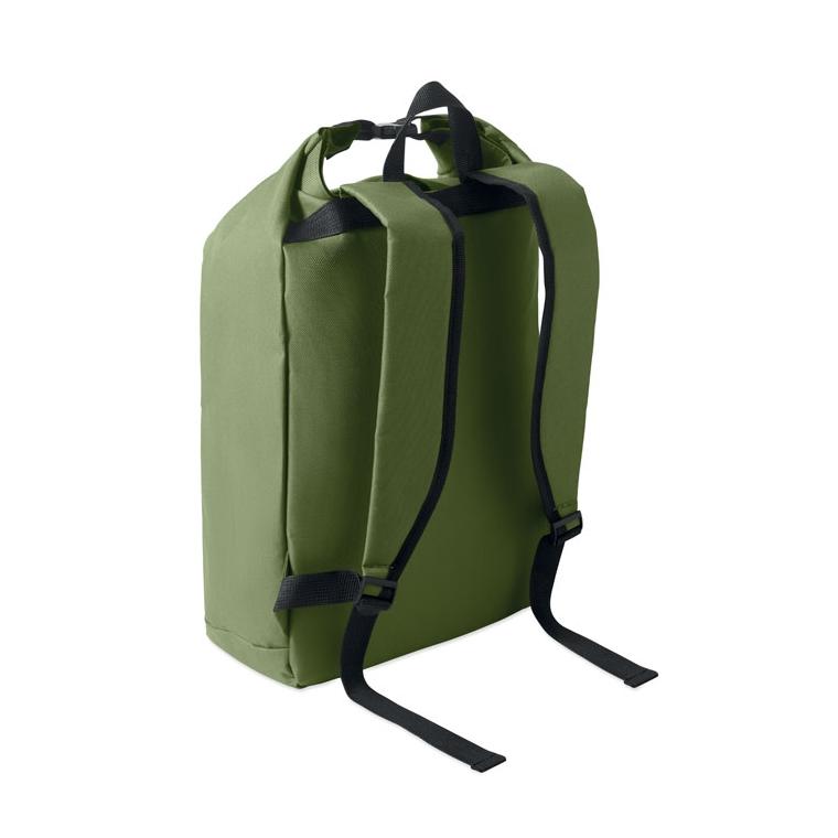 Rucsac pentru laptop de 15 inch rolltop Uniton Verde militar