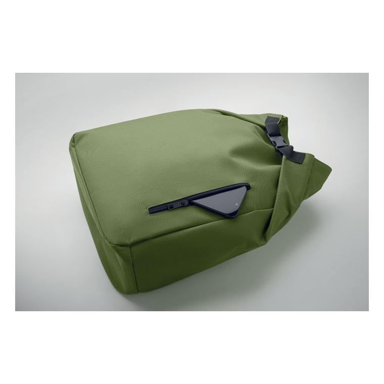 Rucsac pentru laptop de 15 inch rolltop Uniton Verde militar
