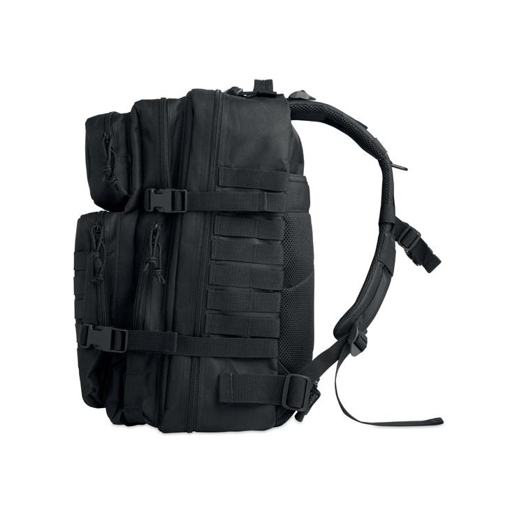 Rucsac pentru exterior din RPET 600D Carryconfi Negru