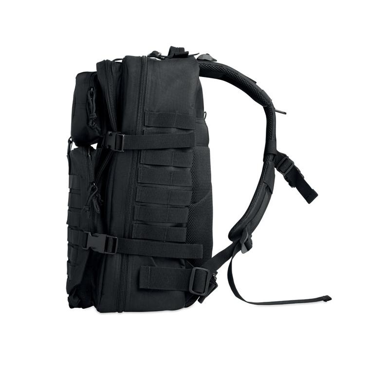 Rucsac pentru exterior din RPET 600D Carryconfi Negru