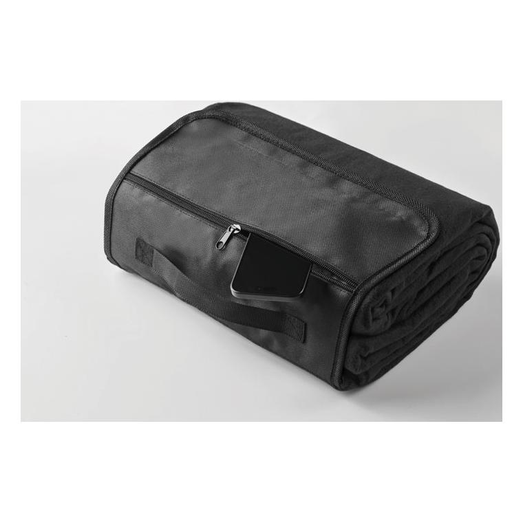 Pătură de picnic din fleece Costa Negru