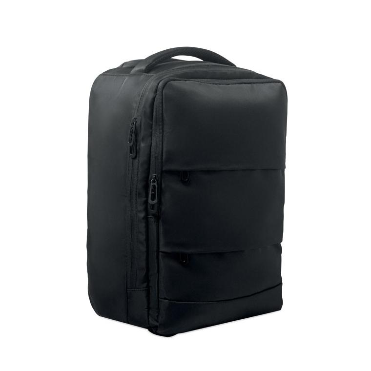Rucsac tip troliu din RPET 290T Magnate Negru