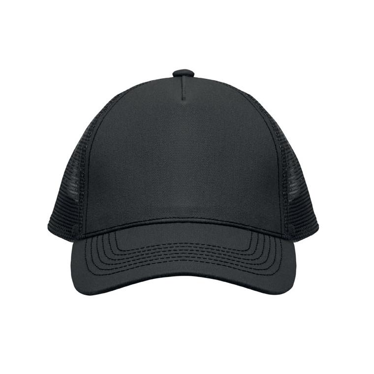 Șapcă trucker cu 5 panouri Blist Negru