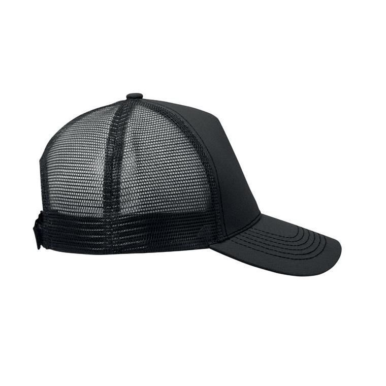 Șapcă trucker cu 5 panouri Blist Negru