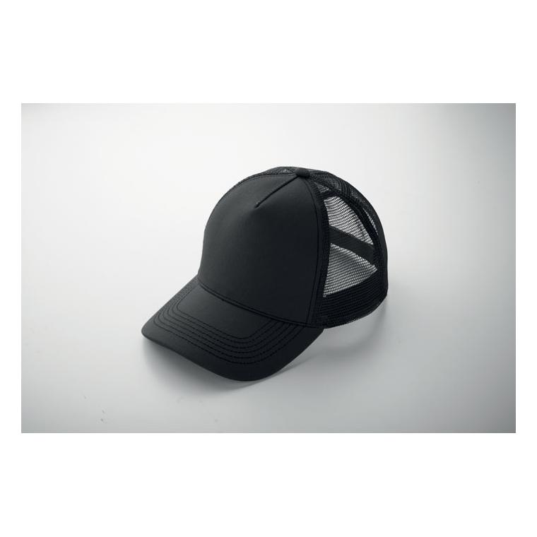 Șapcă trucker cu 5 panouri Blist Negru