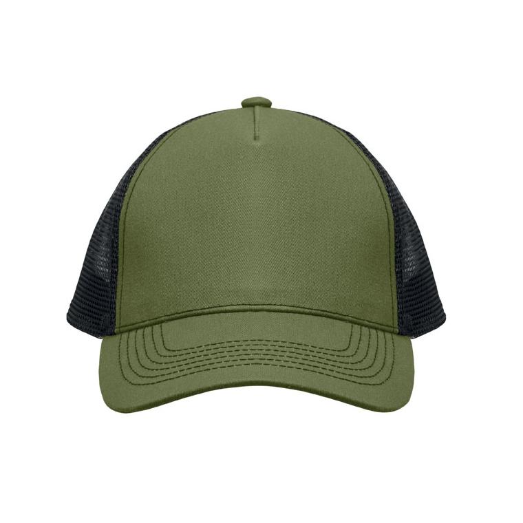 Șapcă trucker cu 5 panouri Blist Verde militar