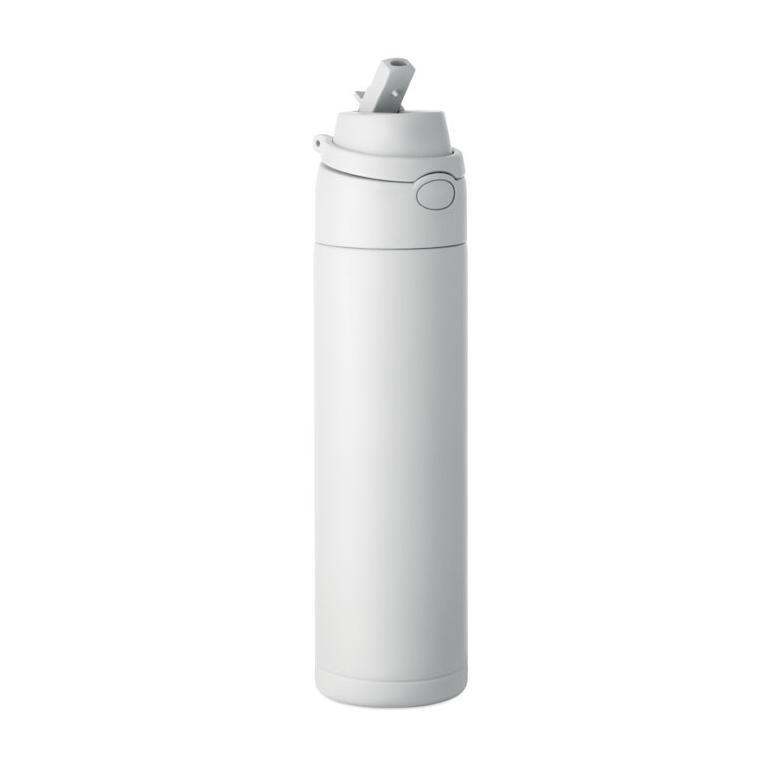 Sticlă cu perete dublu Toien Two, 500 ml Alb