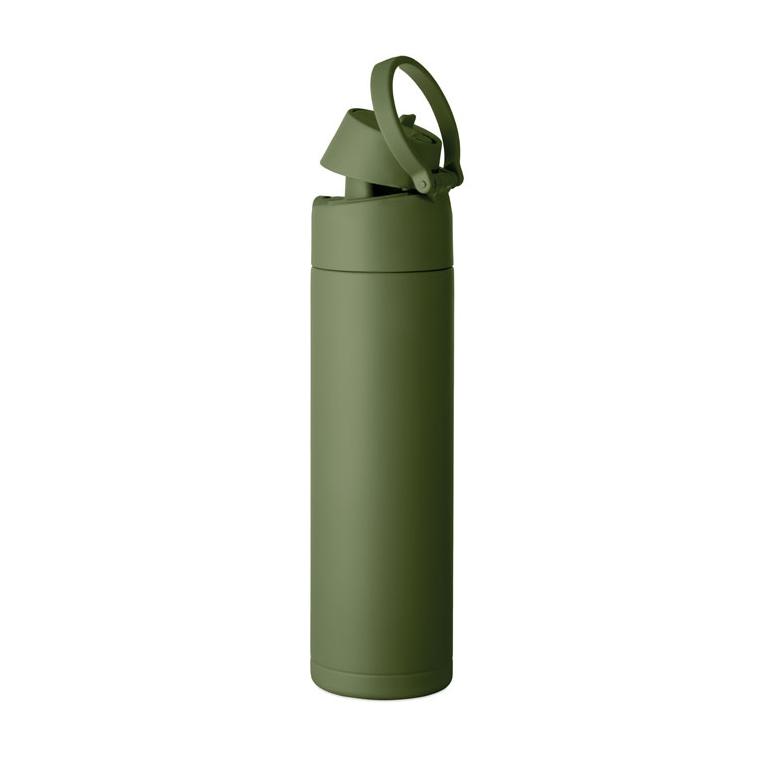 Sticlă cu perete dublu Toien Two, 500 ml Verde Inchis