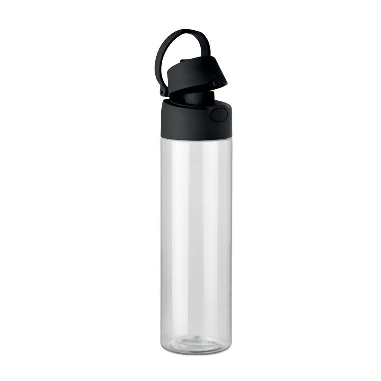 Sticlă din RPET Toien Klar, 700 ml Negru