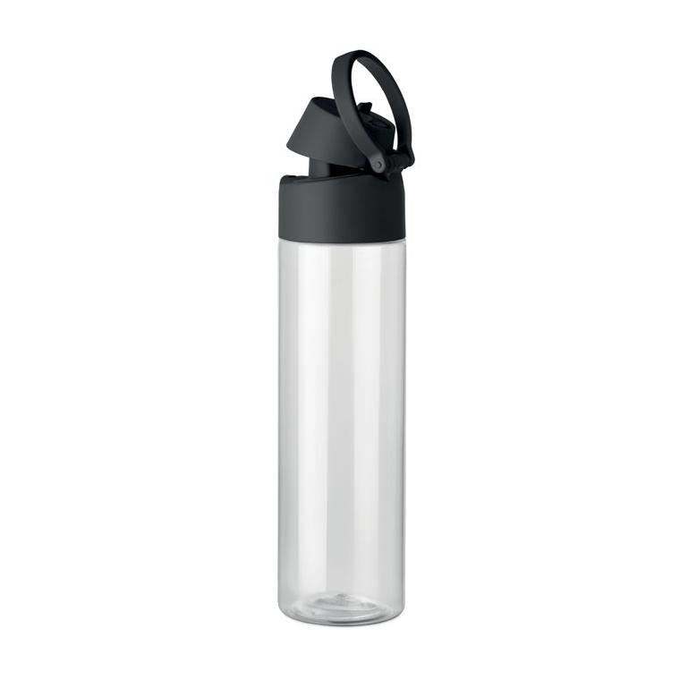 Sticlă din RPET Toien Klar, 700 ml Negru