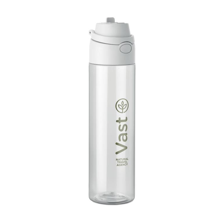 Sticlă din RPET Toien Klar, 700 ml Alb