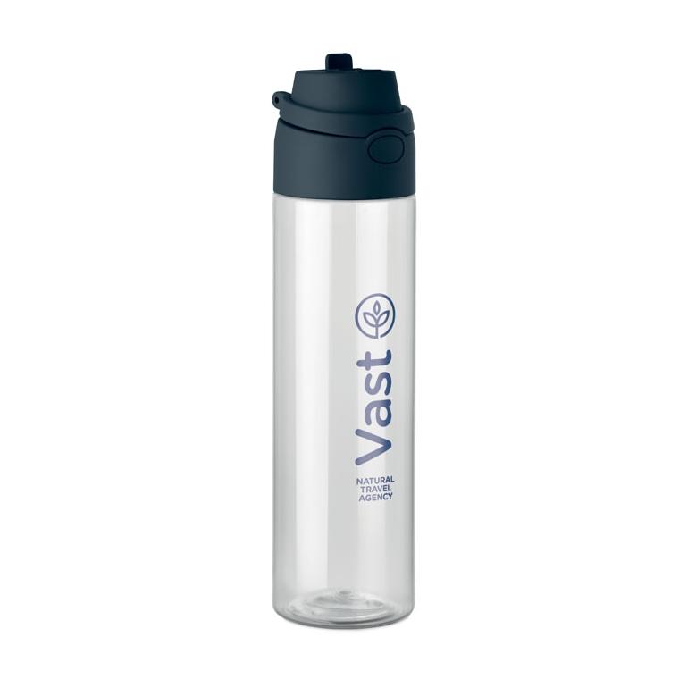 Sticlă din RPET Toien Klar, 700 ml Navy 