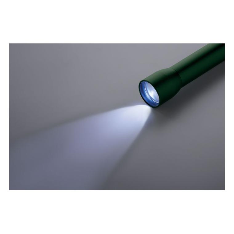 Lanternă reîncărcabilă din aluminiu Lumezo Verde Inchis