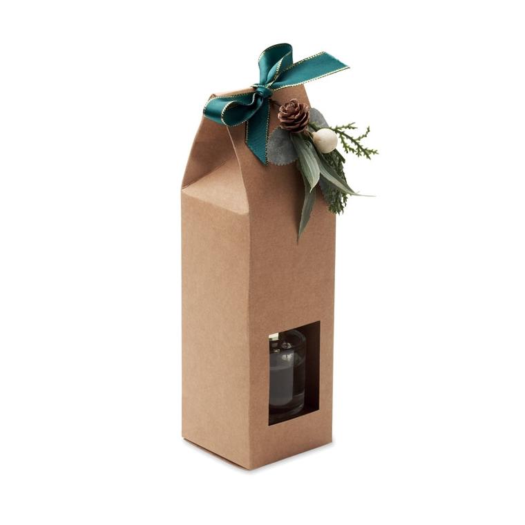 Set cu difuzor de aromă și lumânare cu parfum de vanilie Gingle Bej