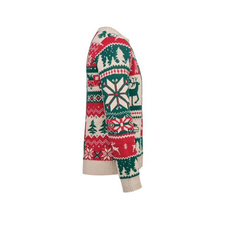 Pulover tricotat de Crăciun, mărimea L-XL Shimis XL Bej