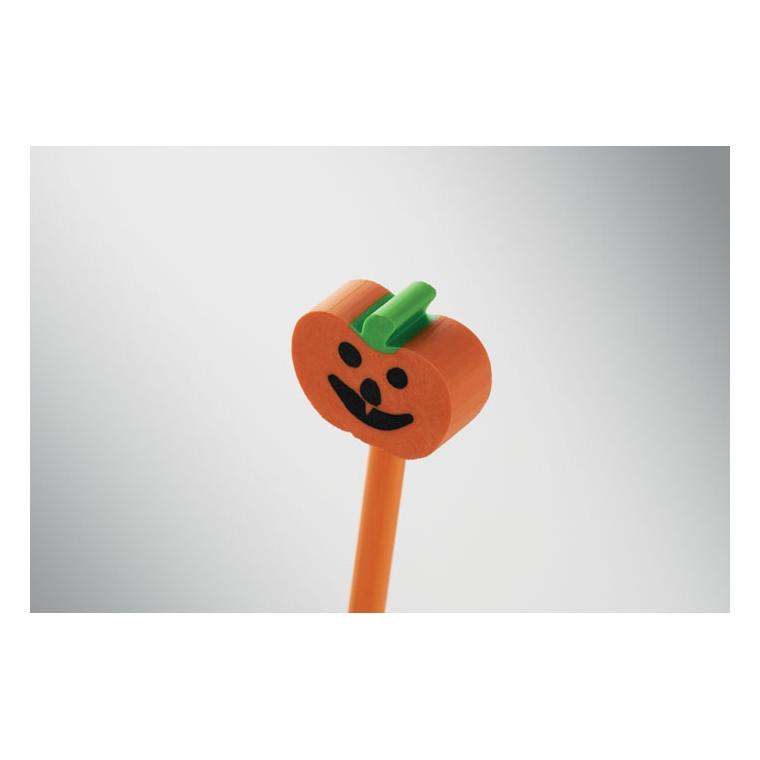 Creion de Halloween cu radieră Weenpen Portocaliu