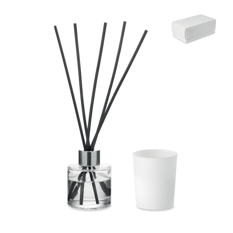Set cu difuzor de aromă și lumânări cu parfum de vanilie Kaloma Set