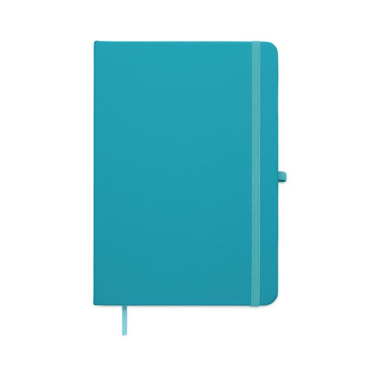 Caiet A5 cu copertă din PU reciclat Arcoloop Turquoise