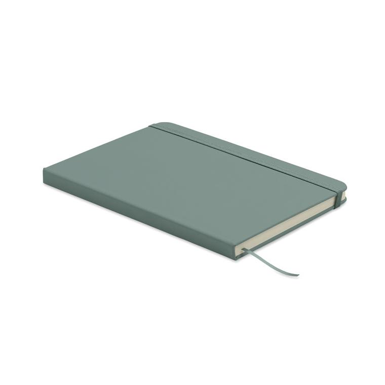 Caiet A5 cu copertă din PU reciclat Arcoloop Petrol