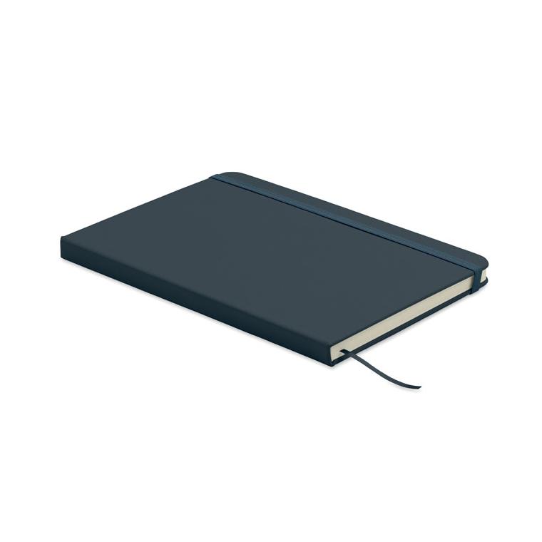 Caiet A5 cu copertă din PU reciclat Arcoloop Navy 