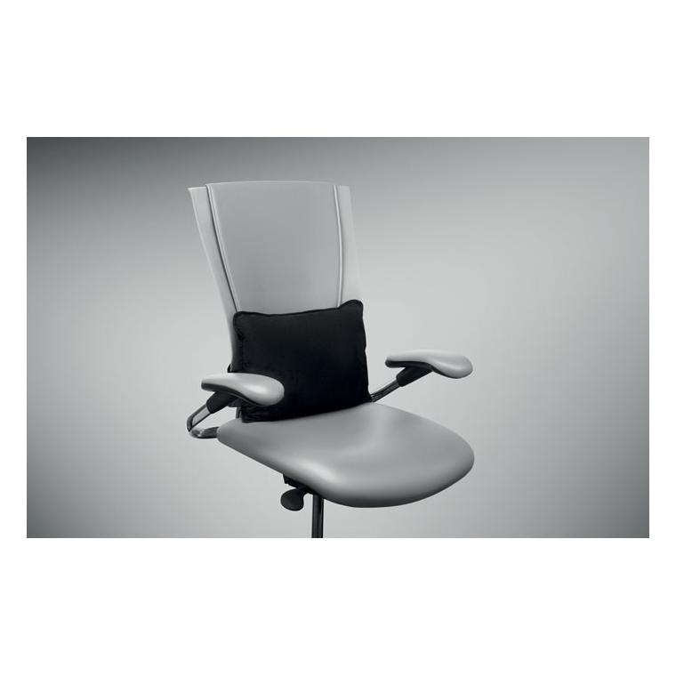 Pernă din material cu aspect de piele întoarsă Suicush Negru