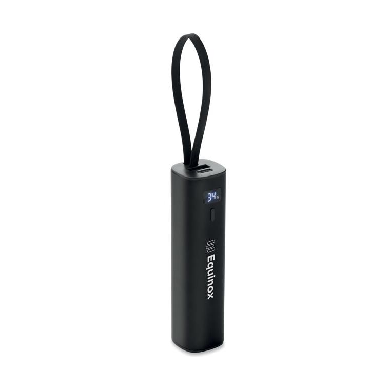 Baterie externă de 5000 mAh cu încărcare rapidă PD de 20 W Powertube Negru