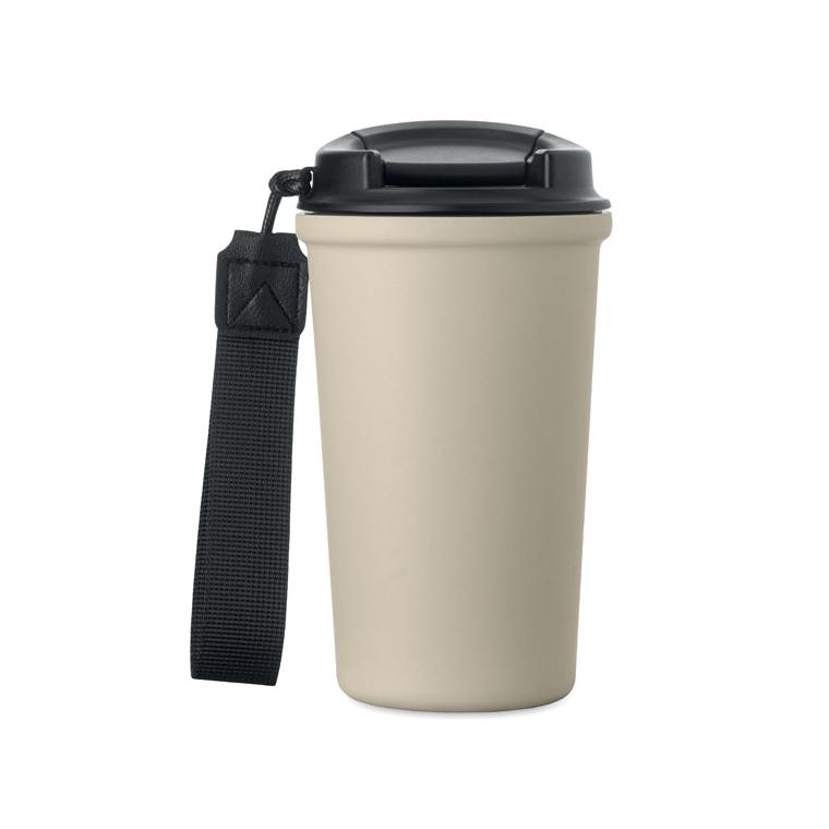 Pahar din oțel reciclat, 400 ml Nakano Bej