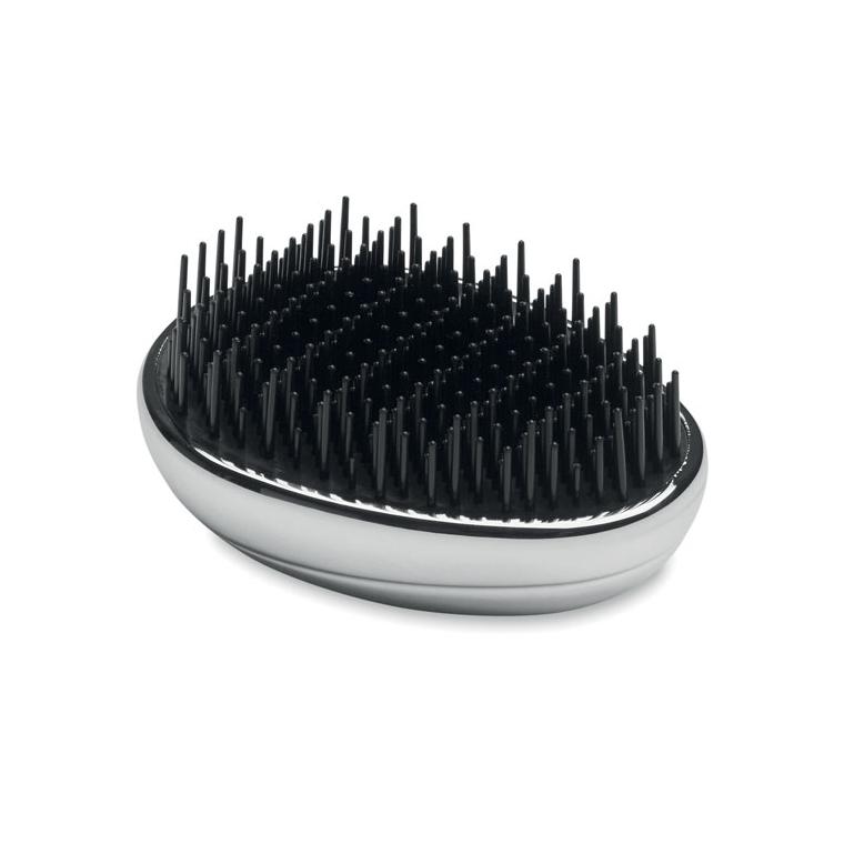 Perie de păr pentru descurcare Brush Argintiu lucios
