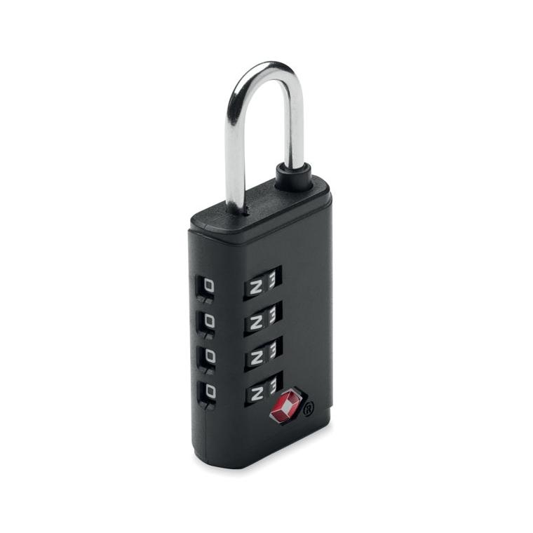 Încuietoare TSA cu combinație de 4 cifre Lock Negru