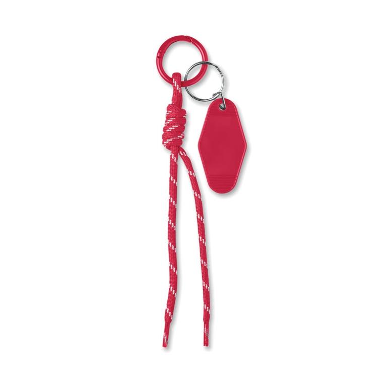 Breloc cu etichetă și șnur împletit Keybraid