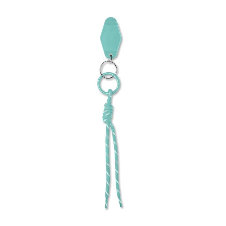 Breloc cu etichetă și șnur împletit Keybraid Verde mentă