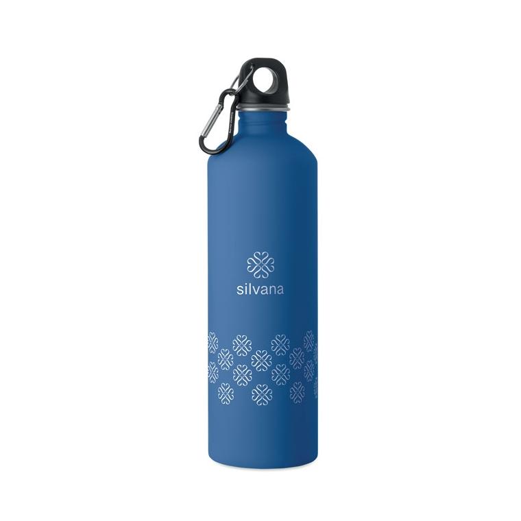Sticlă cu perete simplu, 750 ml Rebig Moss Soft Albastru regal