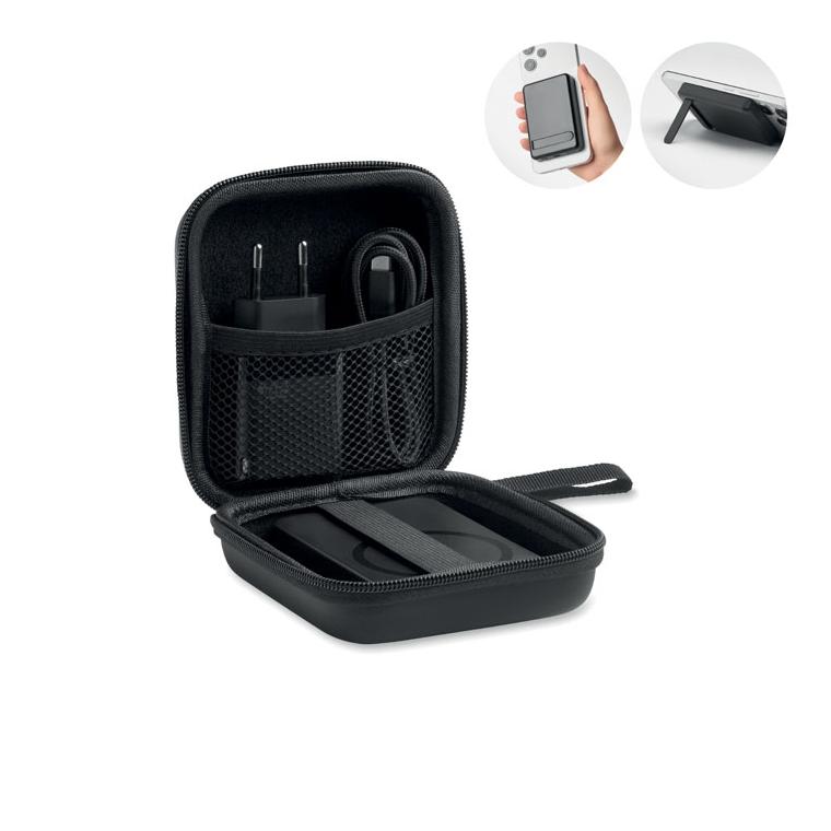 Set cu baterie externă magnetică de 5000 mAh Atlas
