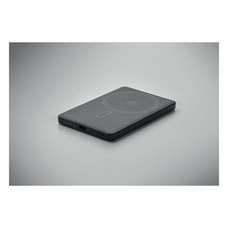 Baterie externă magnetică de 5000 mAh cu încărcare wireless de 15 W Core Negru
