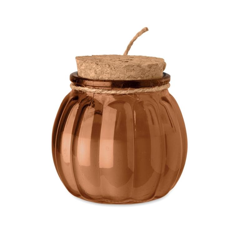 Lumânare cu parfum de vanilie în formă de dovleac Pumkin Maro