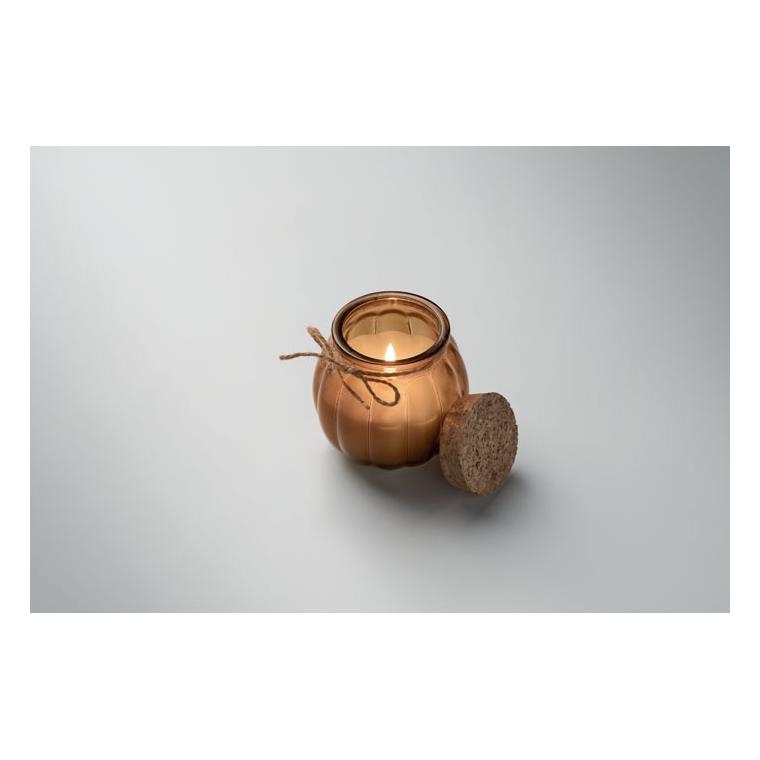 Lumânare cu parfum de vanilie în formă de dovleac Pumkin Maro