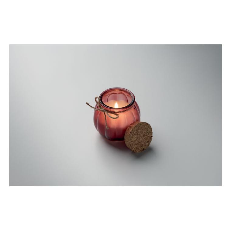 Lumânare cu parfum de vanilie în formă de dovleac Pumkin Roșu