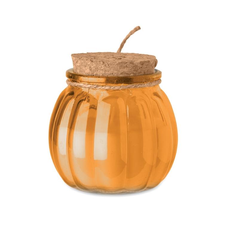 Lumânare cu parfum de vanilie în formă de dovleac Pumkin Portocaliu