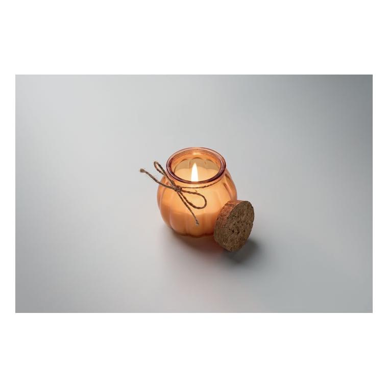 Lumânare cu parfum de vanilie în formă de dovleac Pumkin Portocaliu