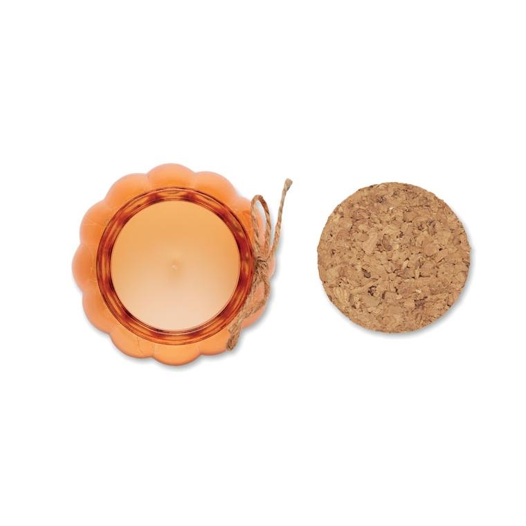Lumânare cu parfum de vanilie în formă de dovleac Pumkin Portocaliu