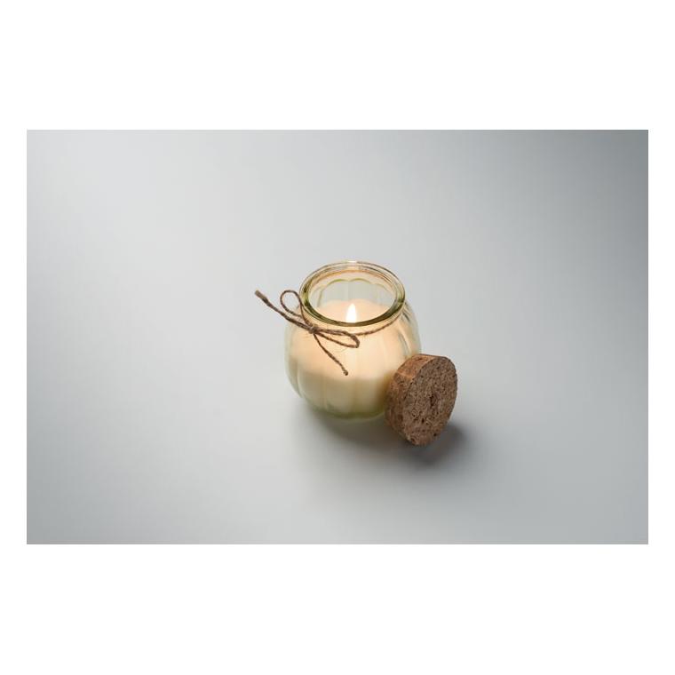Lumânare cu parfum de vanilie în formă de dovleac Pumkin Bej