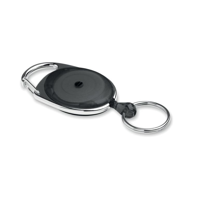 Suport retractabil pentru ecuson Arronsa Negru
