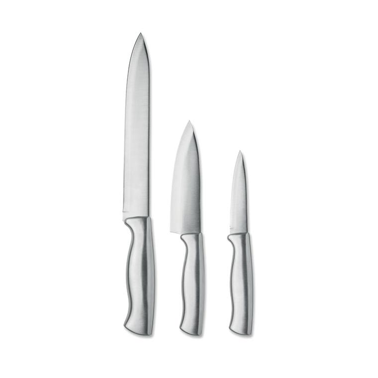 Set de 3 cuțite din oțel inoxidabil Cocinero
